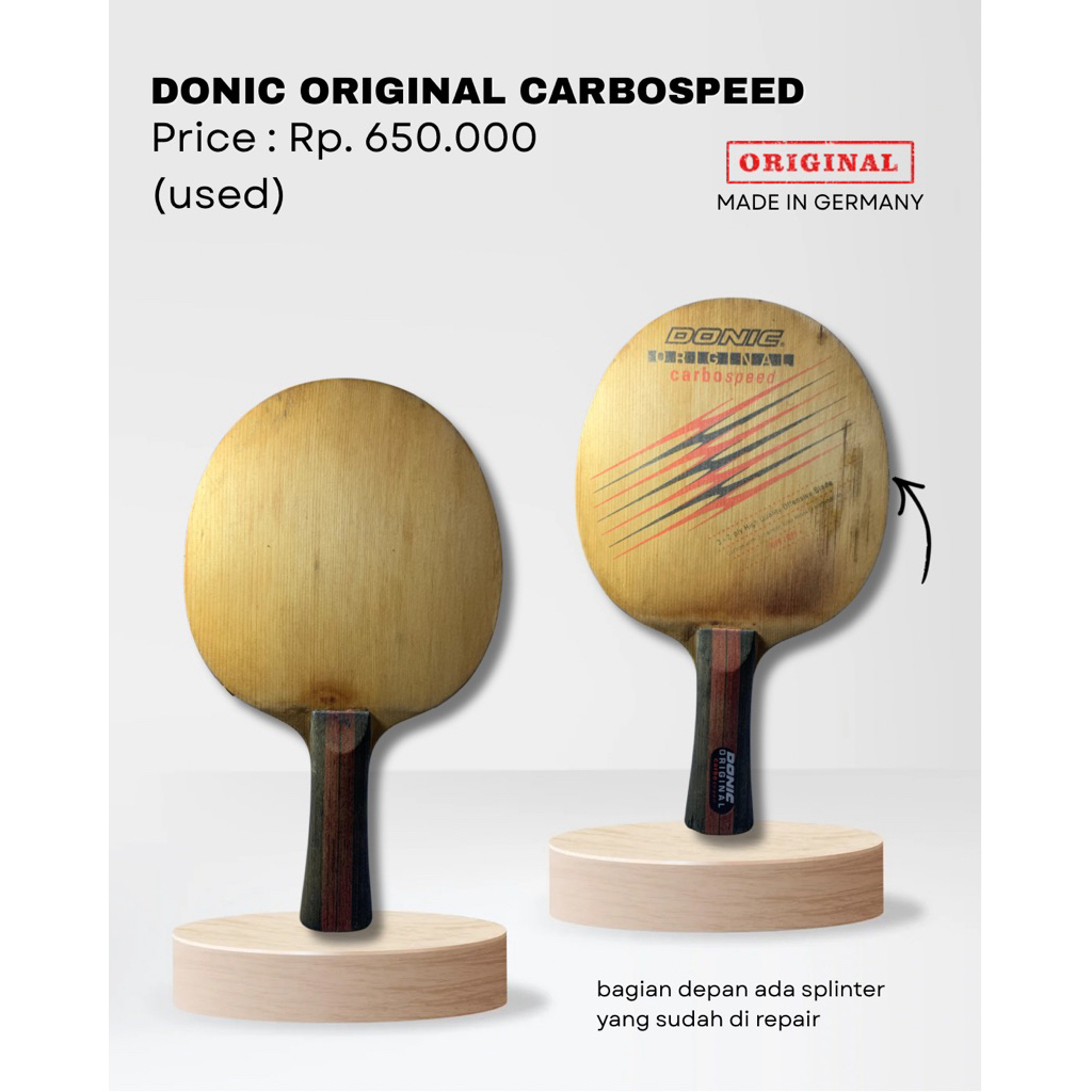 Donic Original Carbospeed • (used) Original