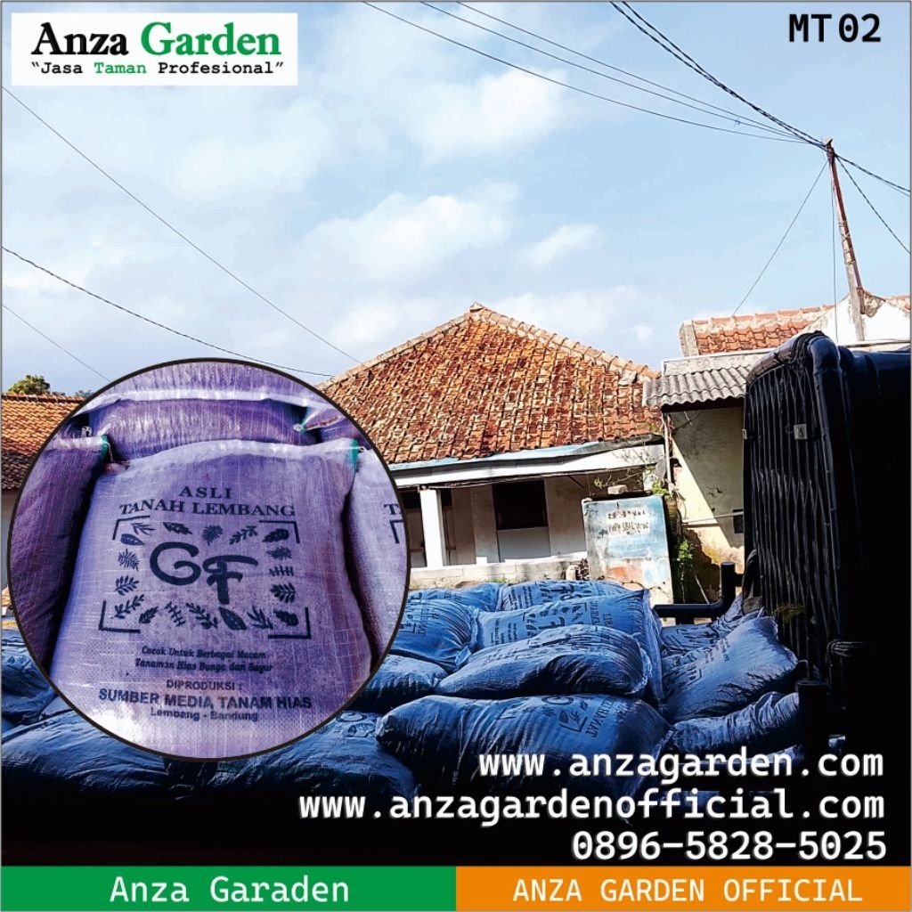 Tanah Lembang Mobil Pickup Kirim Ke BANDUNG KOTA | 50 Karung Sesuai Gambar | ANZA GARDEN | Media Tan