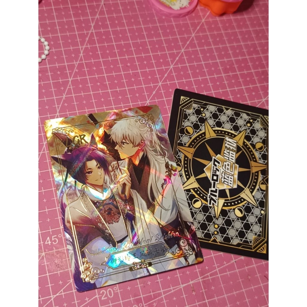READY STOCK holographic photocard nagi seishiro reo mikage unofficial bluelock hologram thick photoc