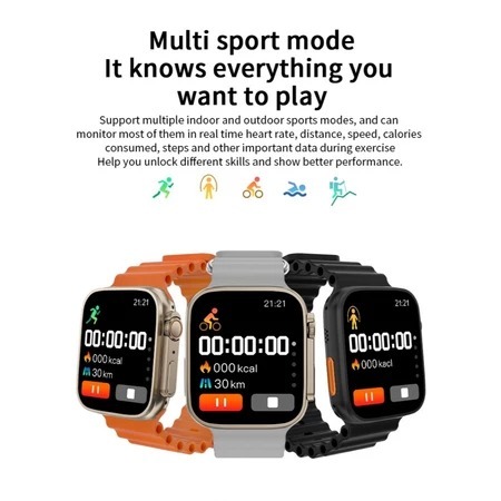 LUCKYHOUSE1 - Smart watch Jam Tangan Pria/Wanita T55 Pro Max / T500 Bluetooth Call Touchscreen Jam T