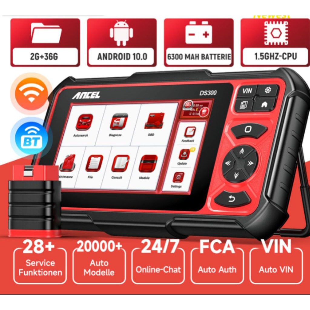Ancel DS300 OBD2 scanner mobil