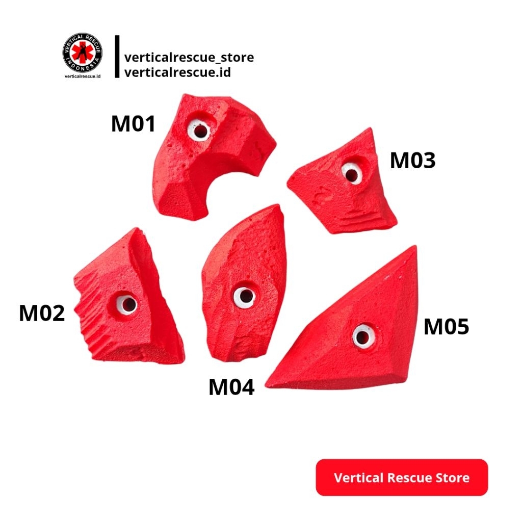 Poin Wall Climbing/ Climbing Hold Tanpa Baut
