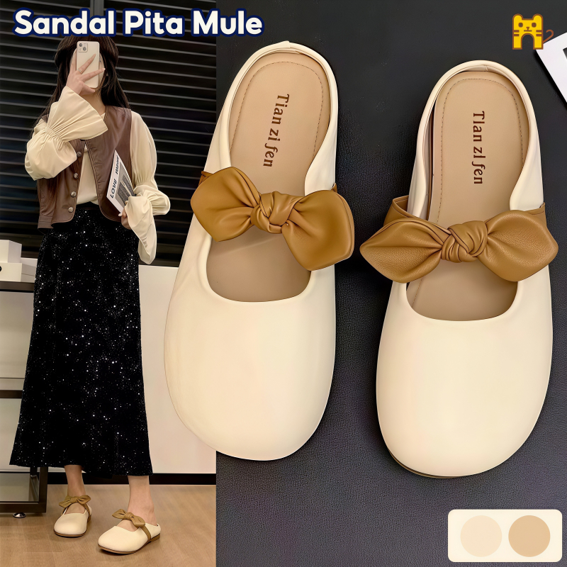 Taylor Sandal Wanita / Sandal Wanita Korean Style / Sandal Wanita Kekinian / Sandal Ujung Tertutup /