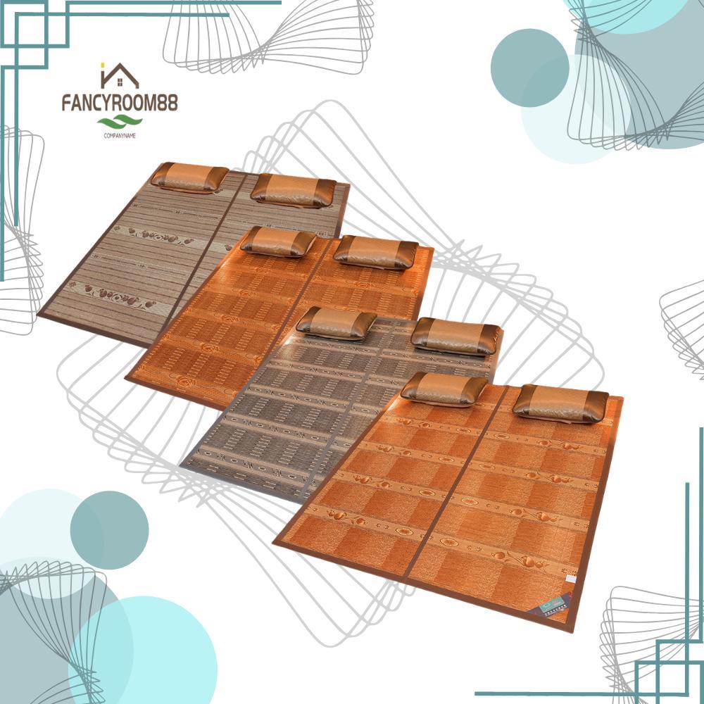 Tikar Lipat Bambu Alas Tidur Ukuran 180CM 160CM 120CM Lipat Alas Kasur Pendingin Alas Bambu     X2A2