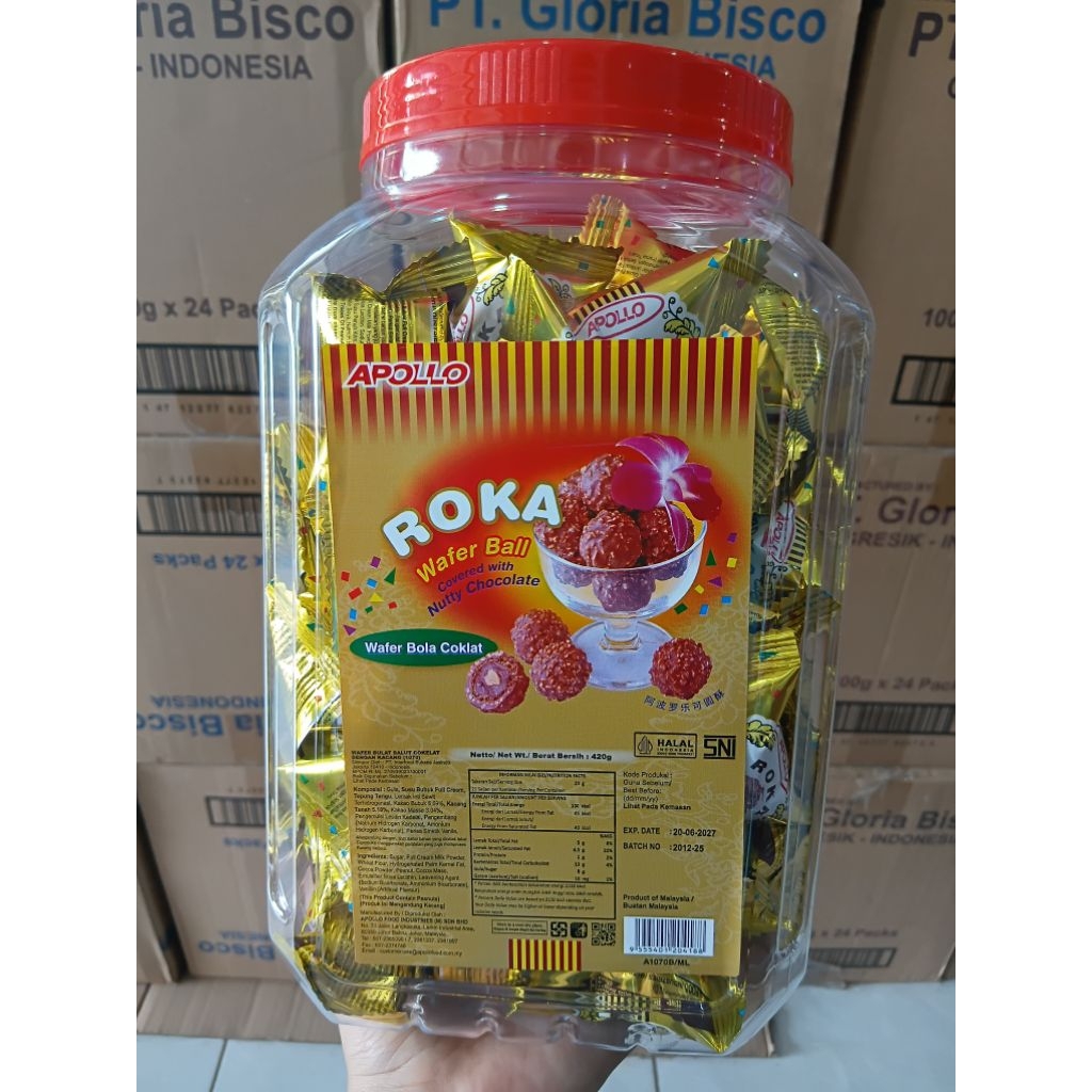 coklat apollo roka toples 420gr