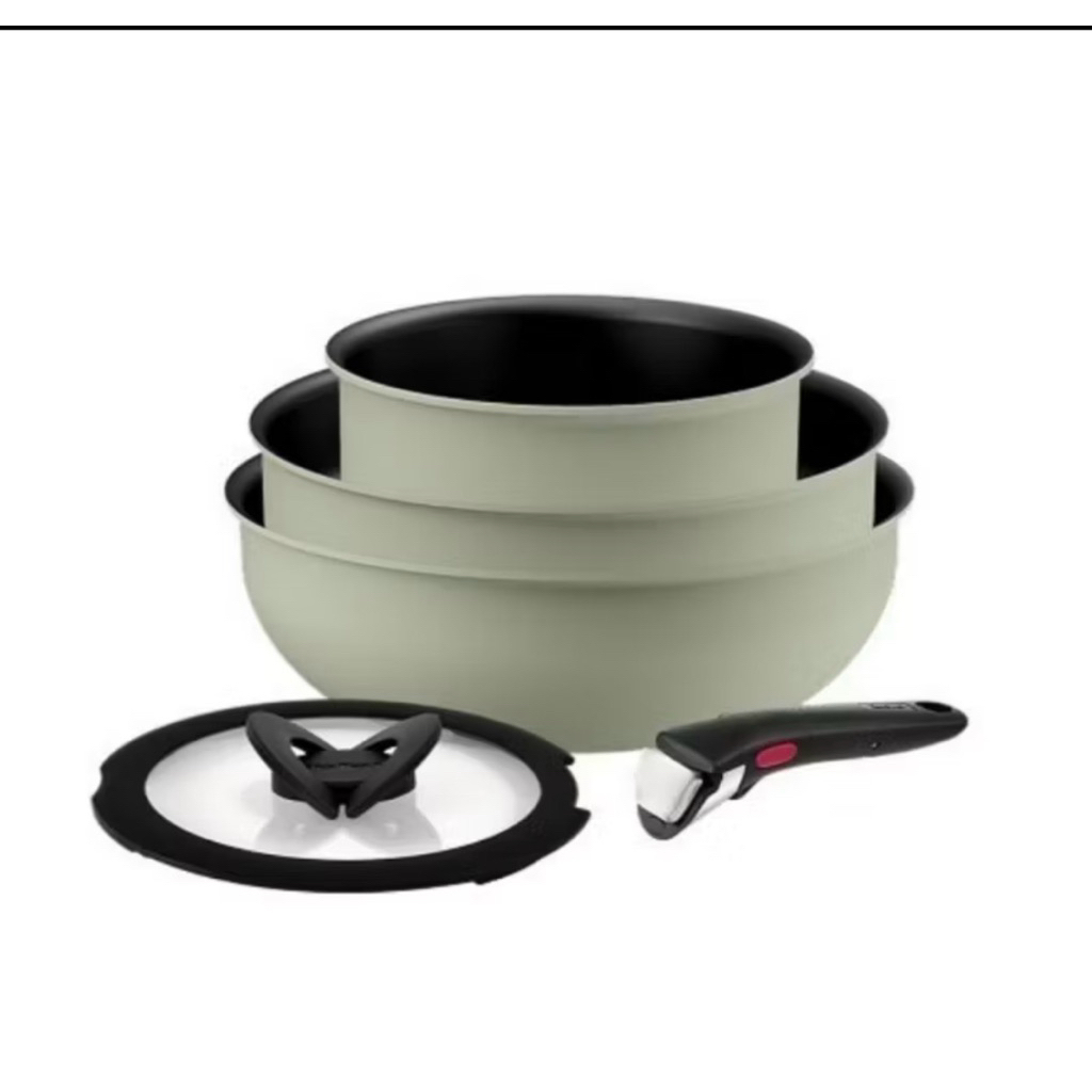 Tefal Ingenio So Delicious Set 3in1 Fry pan 24 cm Wok pan 26 cm Saucepan 18 cm Titanium Non Stick bi