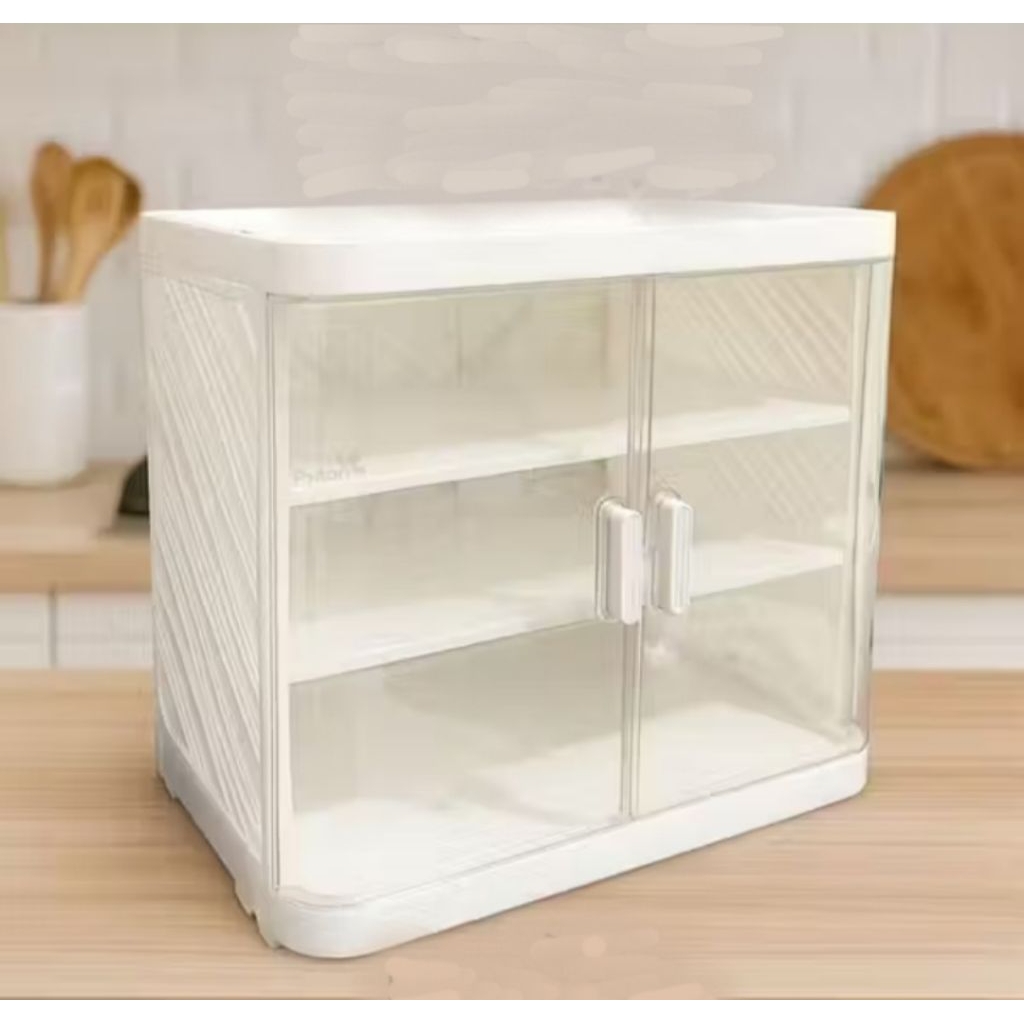 Aneka Rak Cabinet Rak Lemari Saji Sayur / Lauk Serbaguna Susun 3 Tingkat