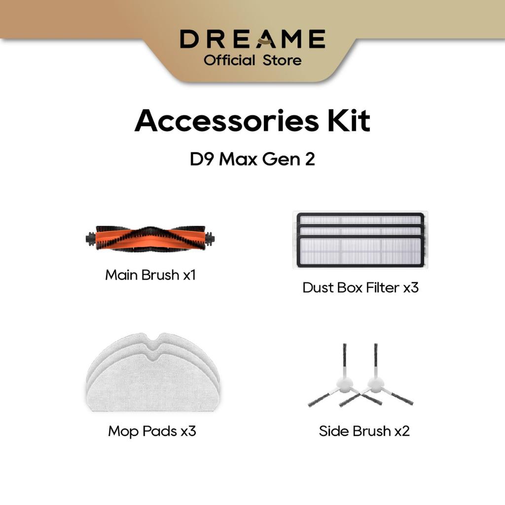 Dreame D9 MAX Robot Vacuum Cleaner Accessories