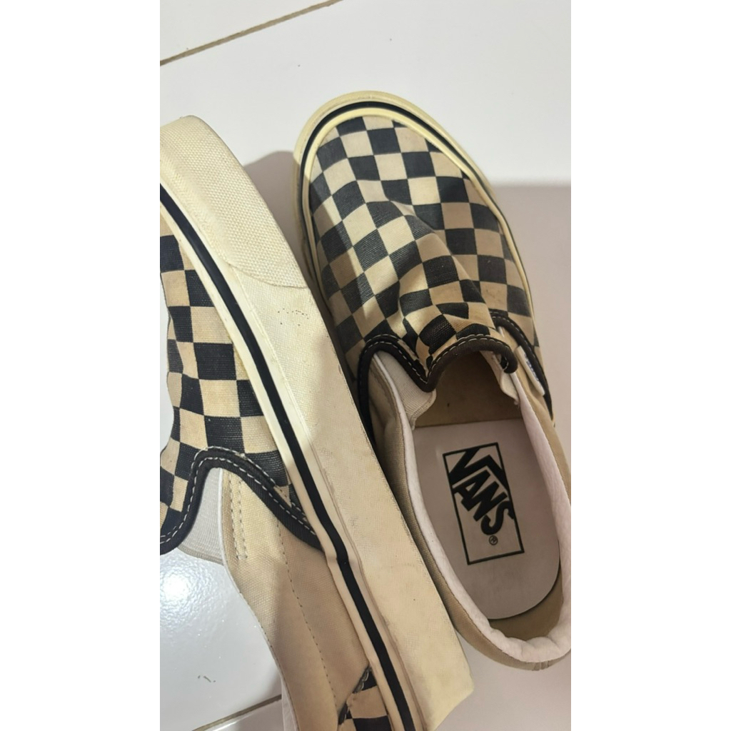 preloved slip on vans catur