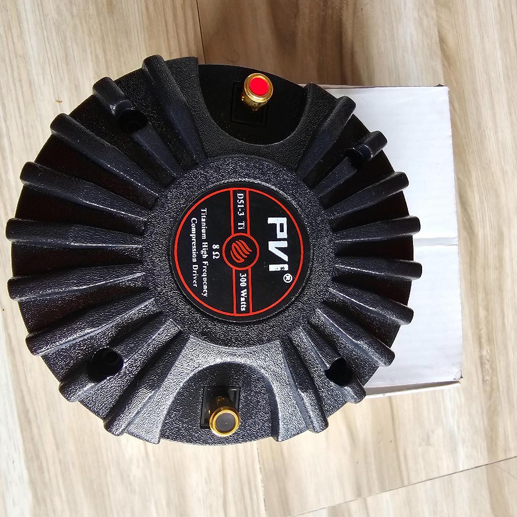 Driver Tweeter PVI D51 Twetter PVI D51-3 Ti Original VC 2 inchi 300 Watt Model Drat Bisa Spool Ulang
