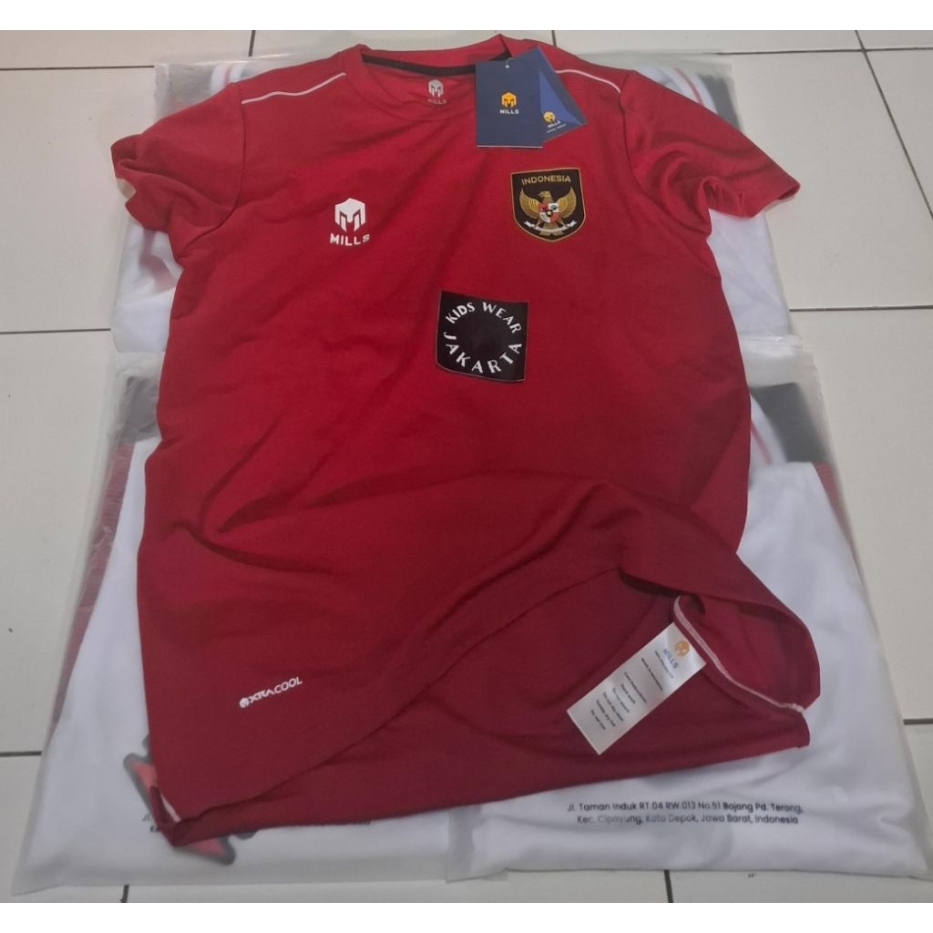 (MILLS) Indonesia Jersey - Supporter Home - 2022 Original (S)