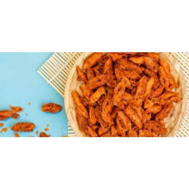 Keripik Kulit Lumpia Gurih Renyah 1kg - Pedas Original, Camilan Lezat