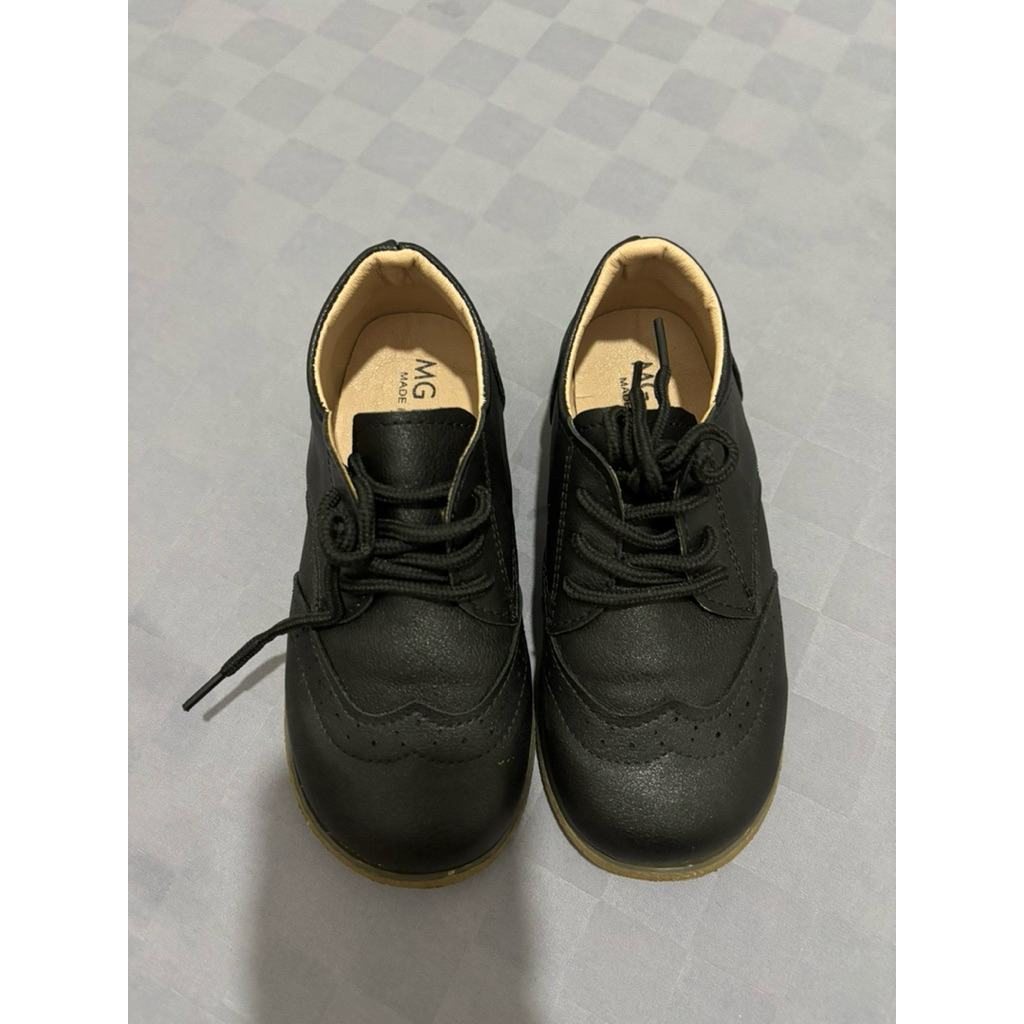 SEPATU ANAK LAKI UK -30 FANTOVEL BLACK MERK MG BABY