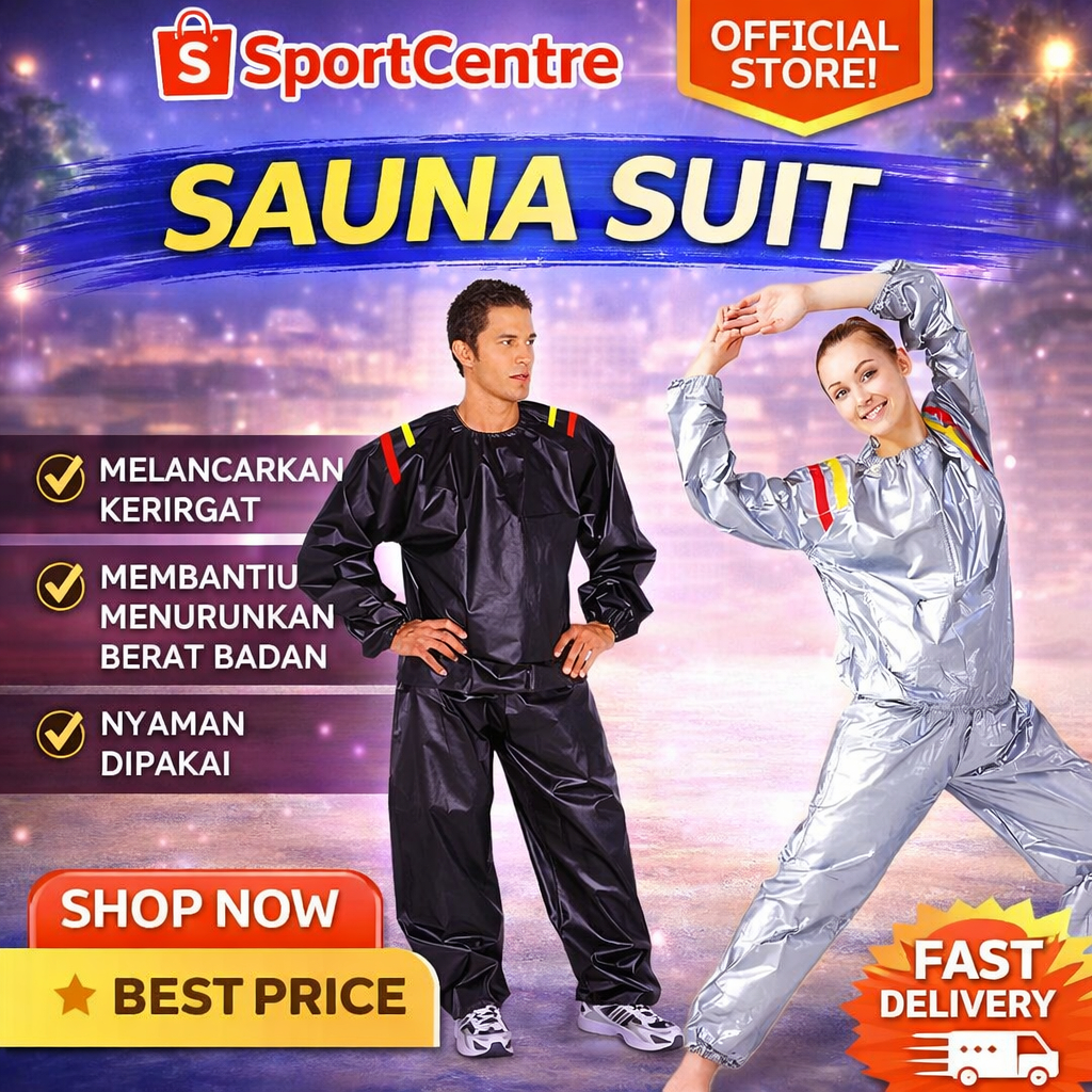 Sauna Suit / Baju sauna / baju sauna / SaunaSauna hoodie olahraga
