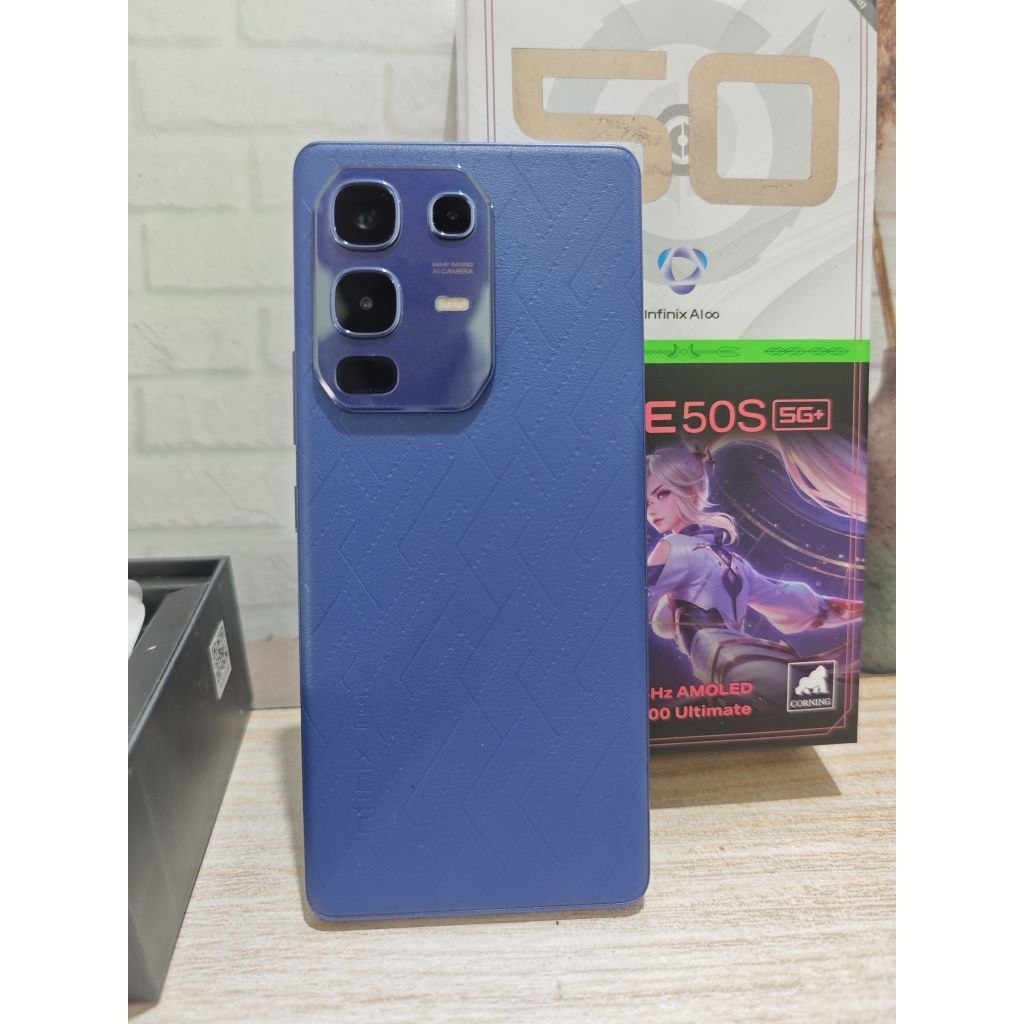 Infinix note 50s 5g 8/256 second mulus fullset