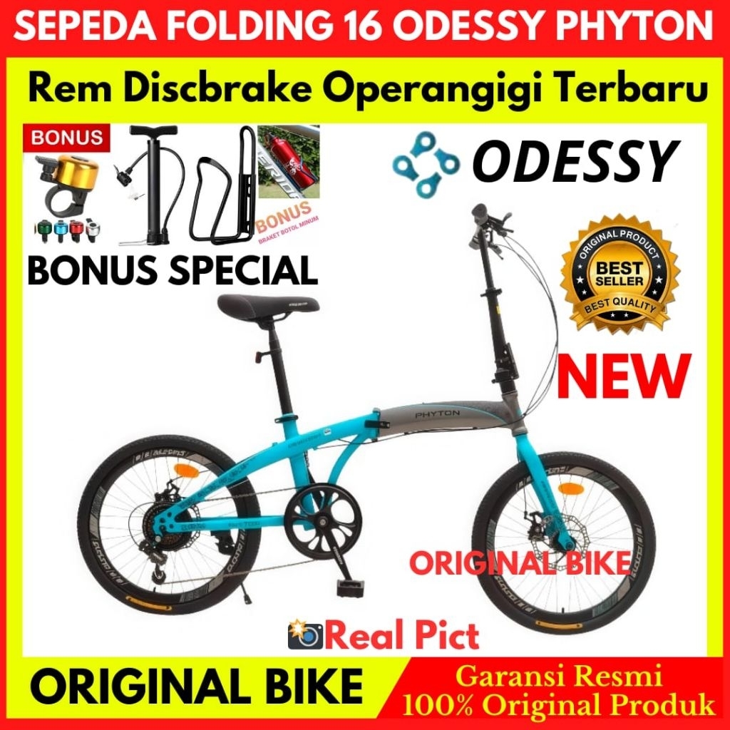 Sepeda Lipat 16 Odessy Phyton New