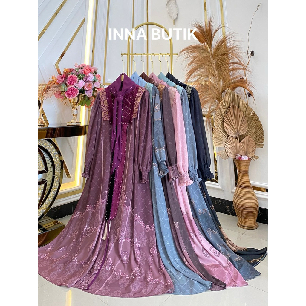 GAMIS MEWAH HIJAB VIRAL EDISI LEBARAN BY INNA BUTIK
