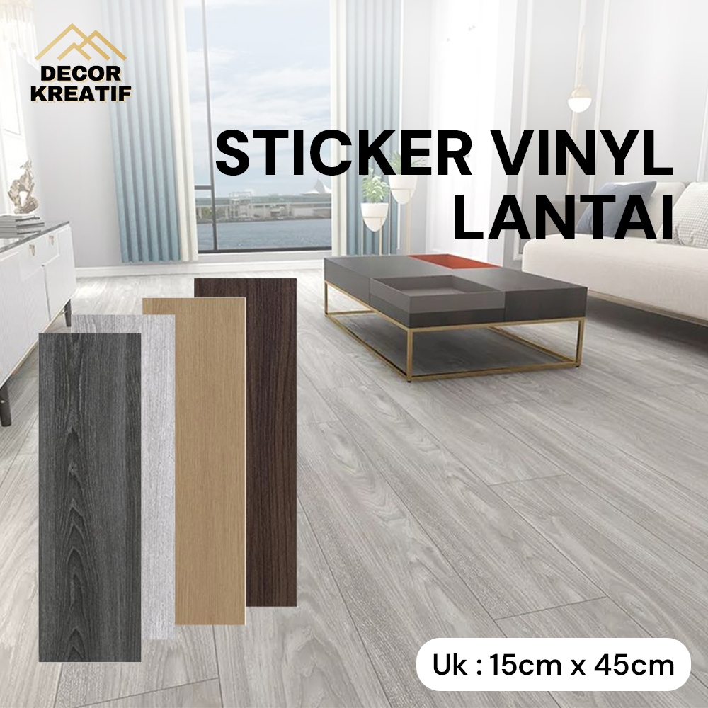 PAKET MURAH StikerLantai Vynil / Sticker Vinyl lantai Bahan FOAM / Sticker vinyl lantai motif kayu