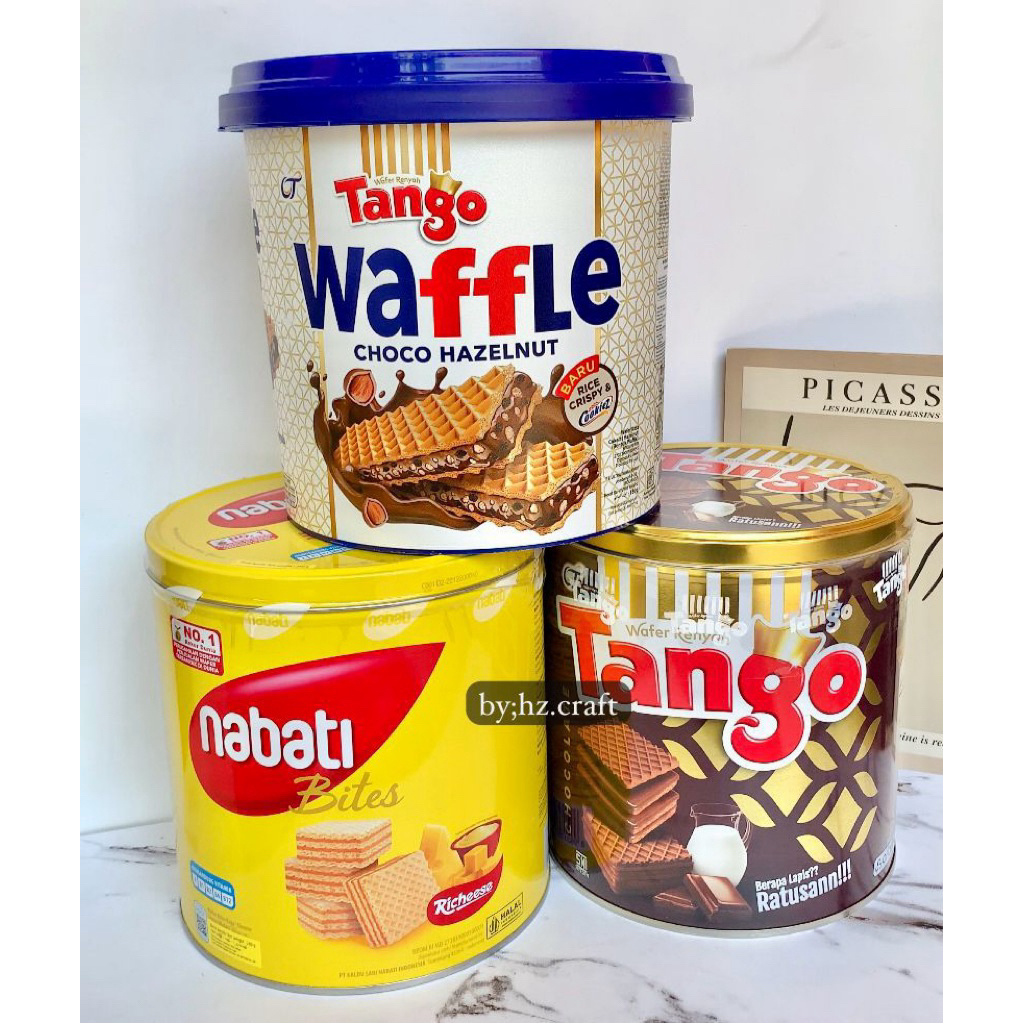 Ready Tango Wafer, Waffle tango,Nabati Kaleng