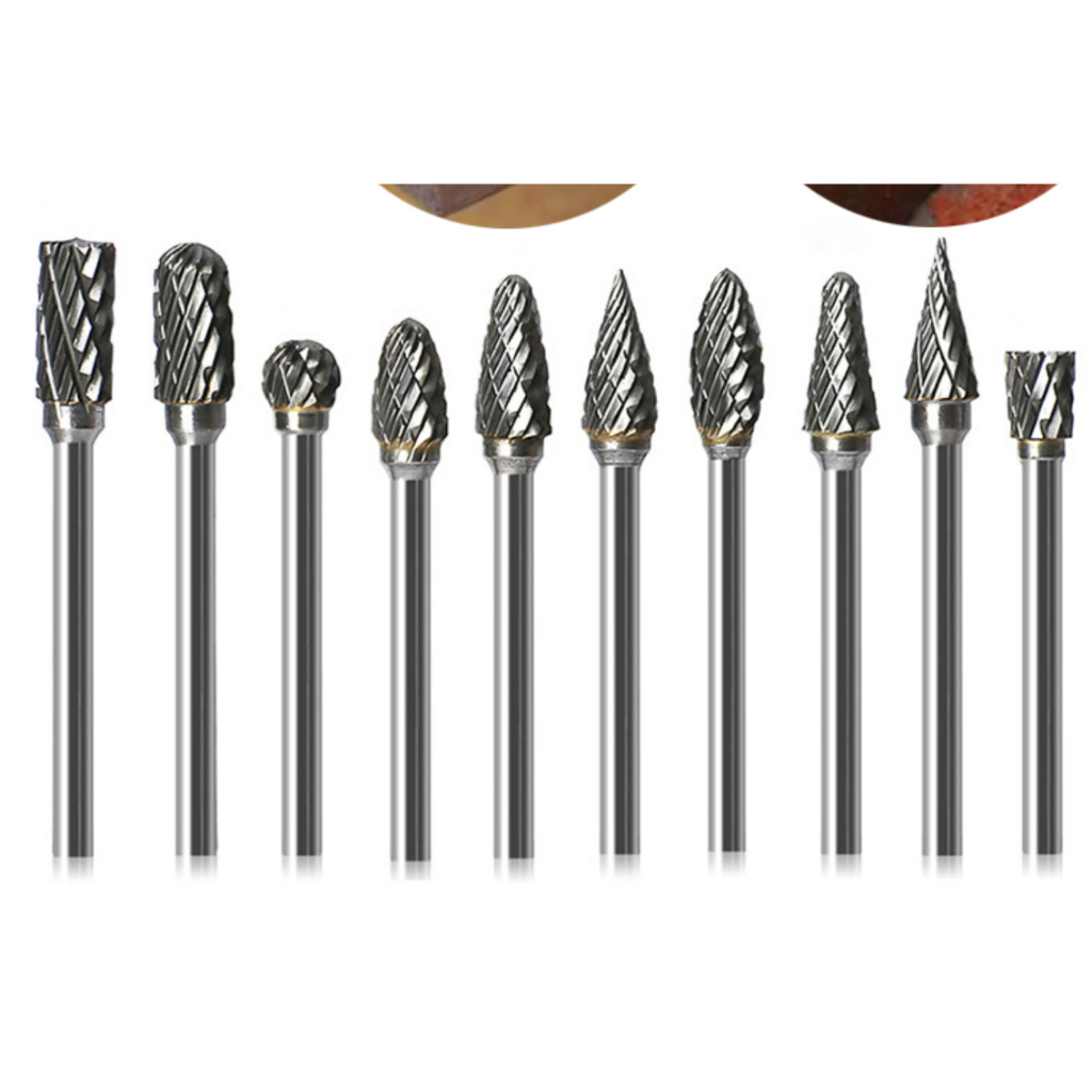 Ikura Tools Mata Bor Tuner Cuner Cune Set 10Pcs As 3MM Dua Arah Mata Bor Korek Cunner Blok Motor Rot