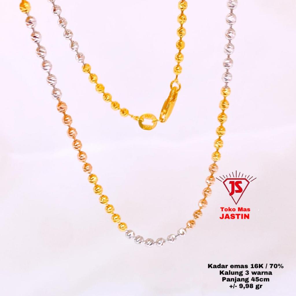kalung new biji lada 3 warna kadar 16k/700