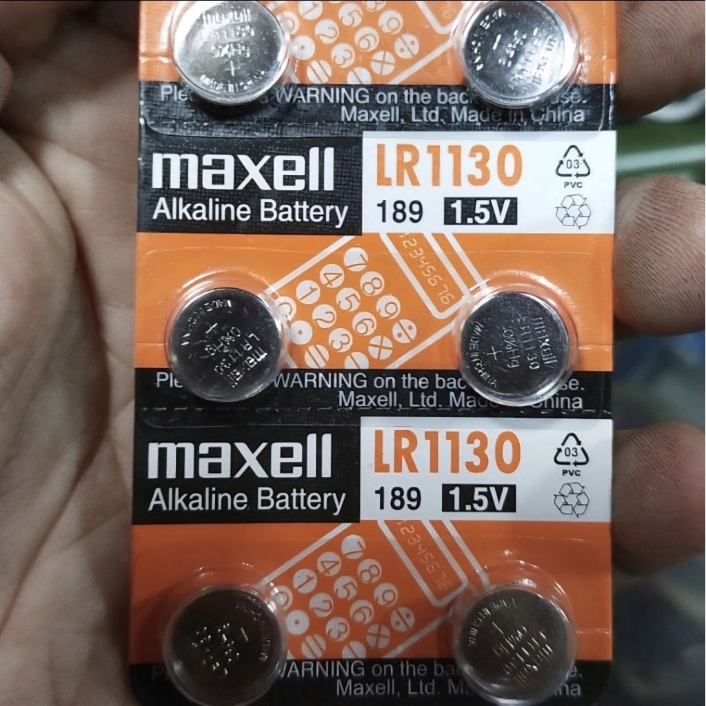 Baterai Maxell LR1130 Original - Baterai Kancing Untuk Kalkulator Casio