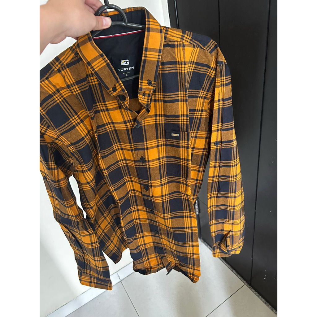 [preloved] TOPTEN Kemeja Flanel Pria
