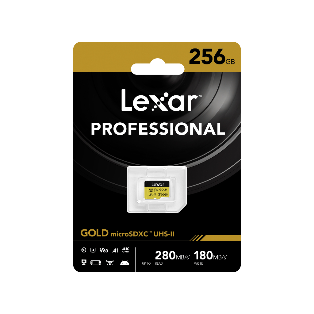 LEXAR MICROSD GOLD UHS-II 256GB