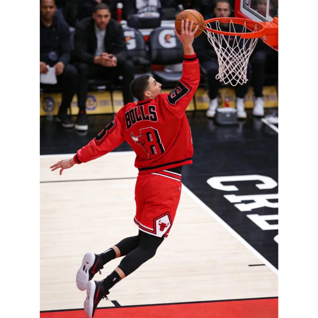 GR Baju Olahraga Basketball Nba Jaket Pria Terbaru Chicago Bulls Jaket Lengan Panjang Kancing
