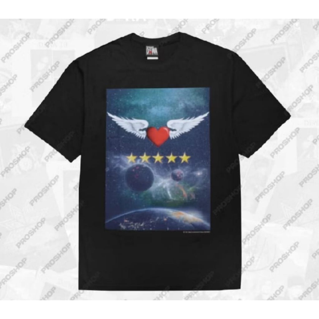 PROSHOP | Bintang Lima Dewa 19 T-shirt / Kaos pria Distro / Hitam