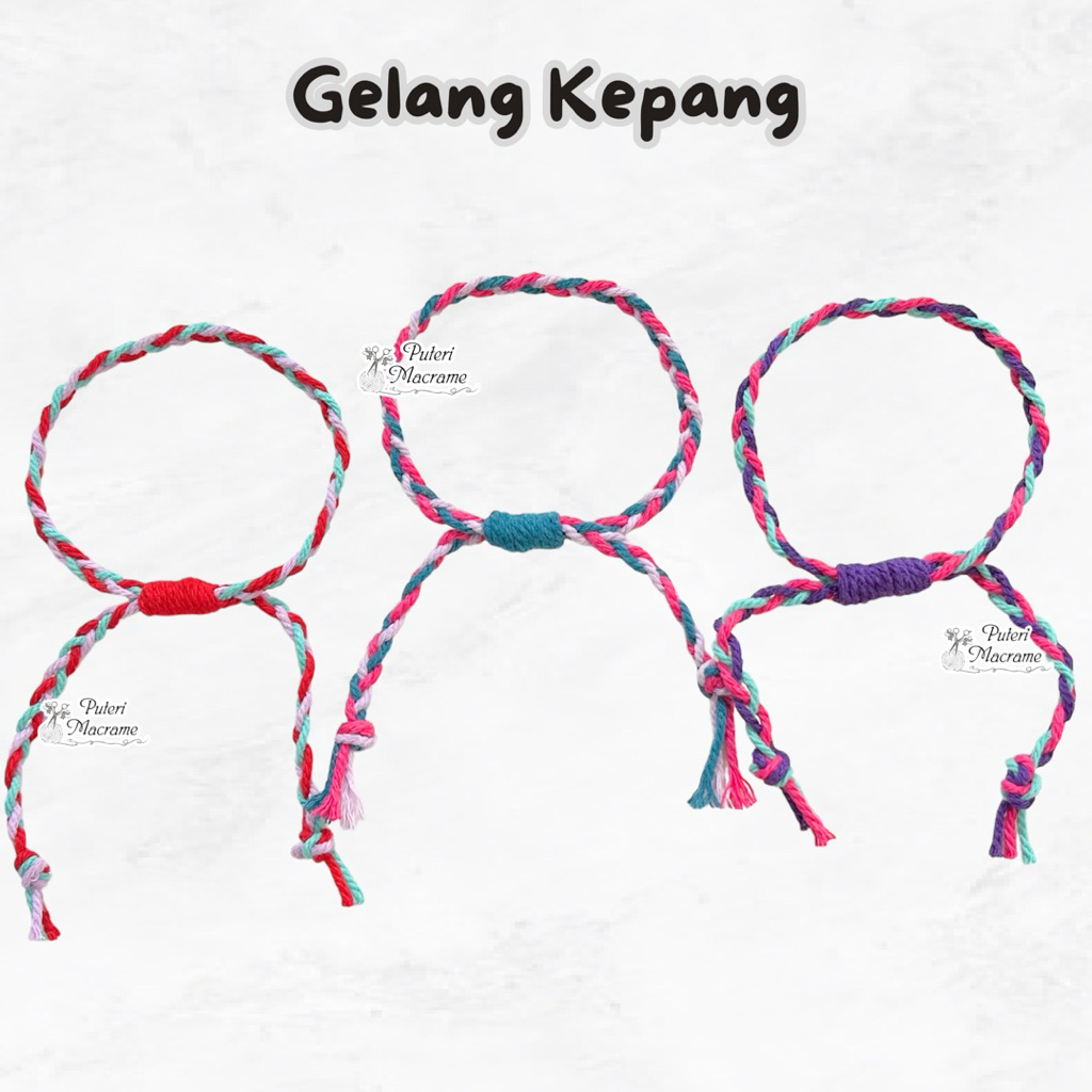BELI 5 GRATIS 1 | Gelang Serut | Gelang Kepang | Friendship bracelet | Gelang couple | Gelang persah