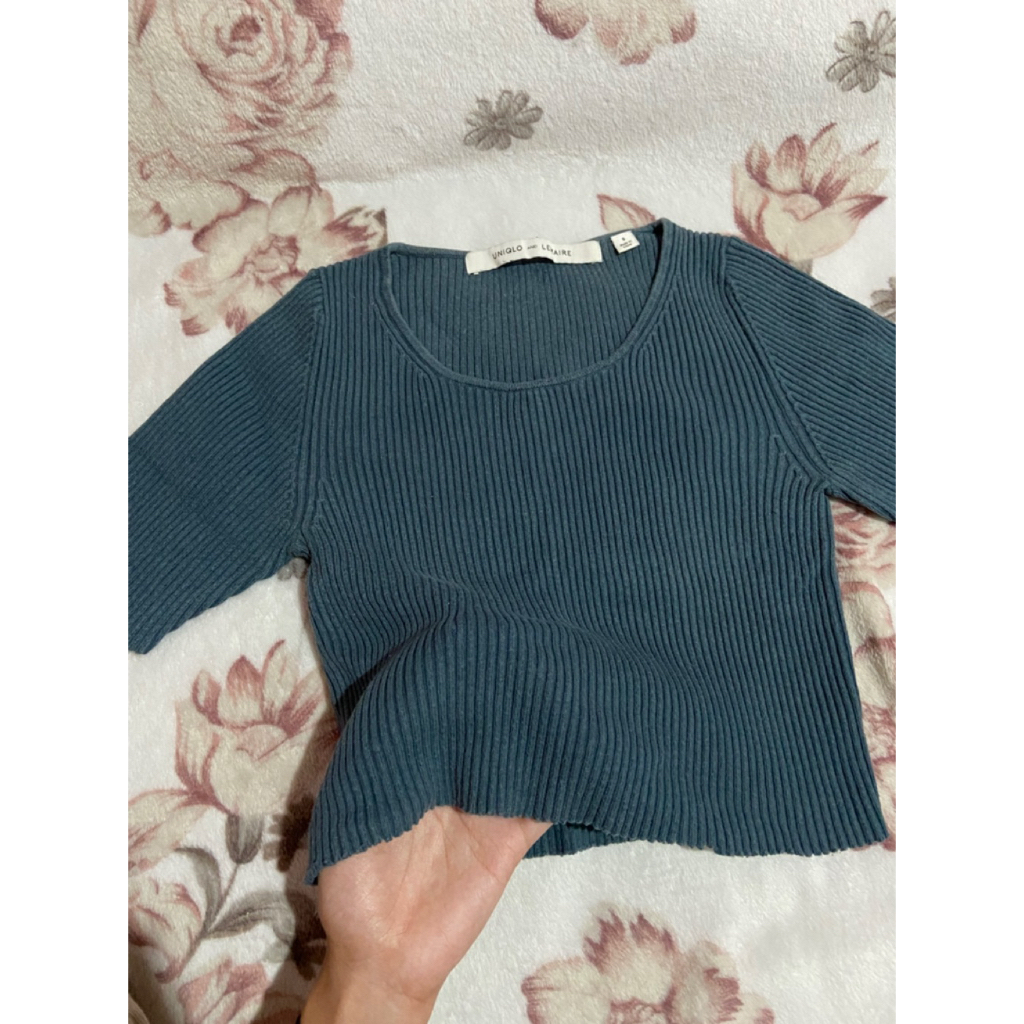 [PRELOVED] Knit Crop Top | Uniqlo and Lemaire, Uniqlo x Lemaire