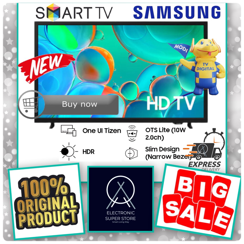 SAMSUNG 43FE60EF 43F6000F CRYSTAL 4K UHD SMART TV 43 INCH UA43FE60EFKXXD LED TV SAMSUNG FHD SMART TV
