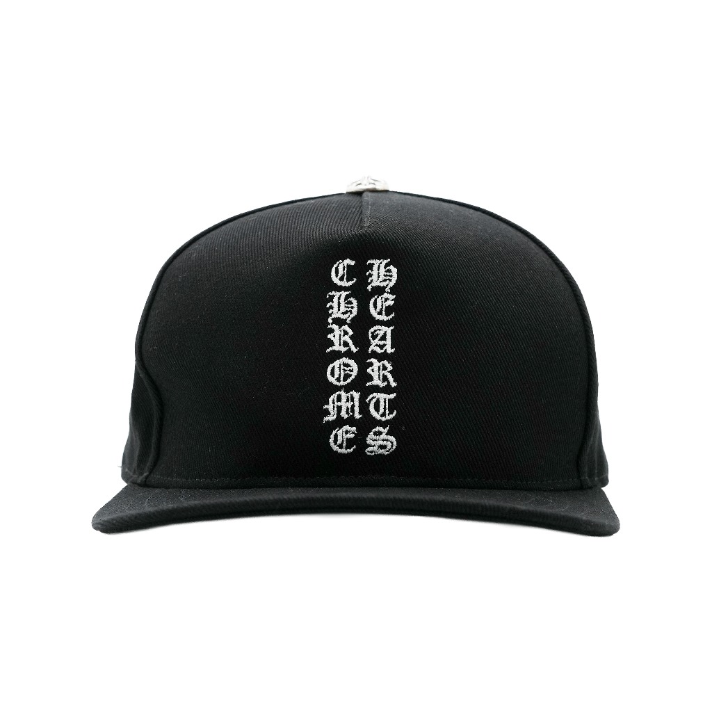 Chrome Hearts Vertical Logo Hat Black