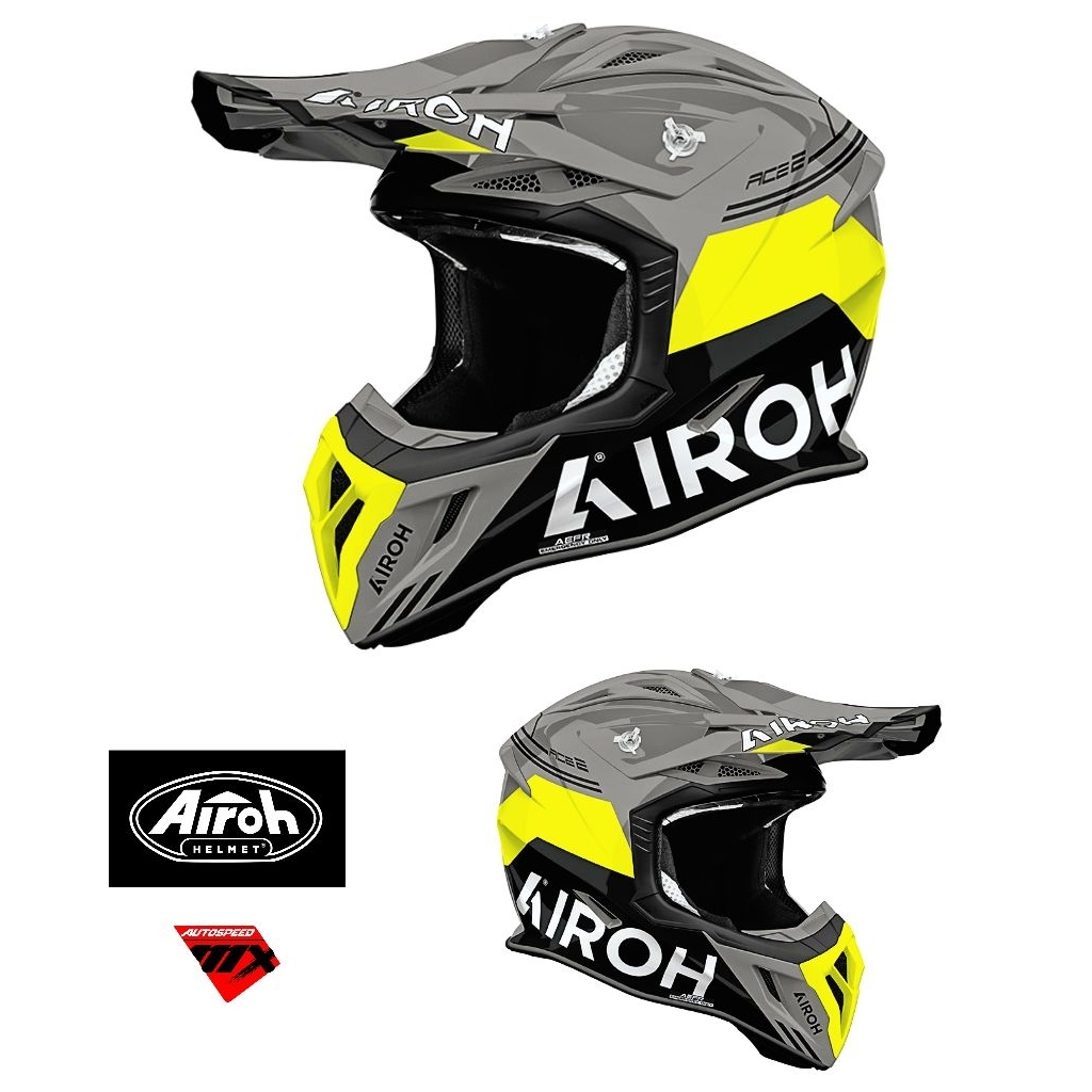HELM AIROH AVIATOR ACE FURY / HELM MOTOCROSS/ENDURO