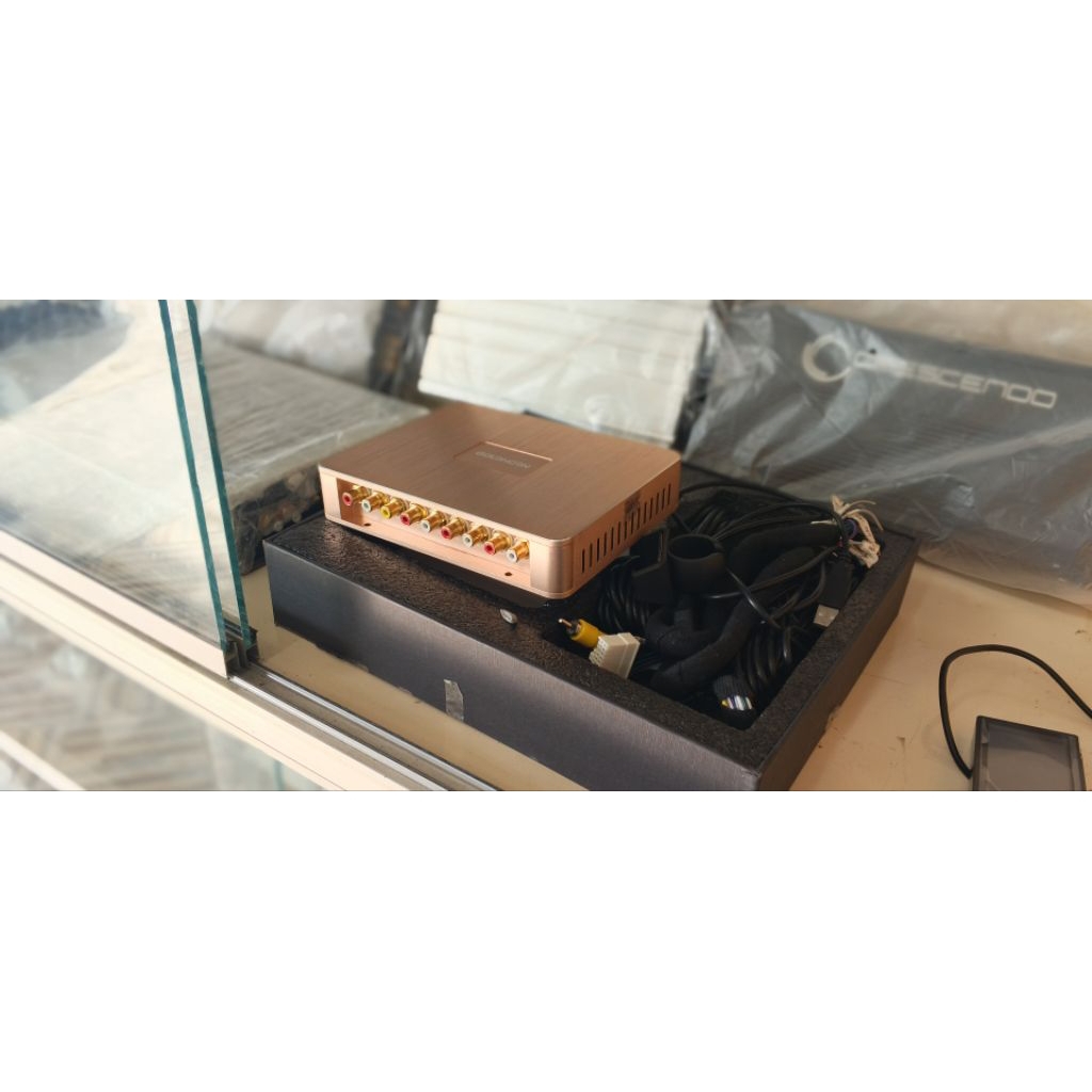 goldhorn a10 / goldhorn p1 dspa dsp procressor + dsd player hi res+ amplifier beserta controller