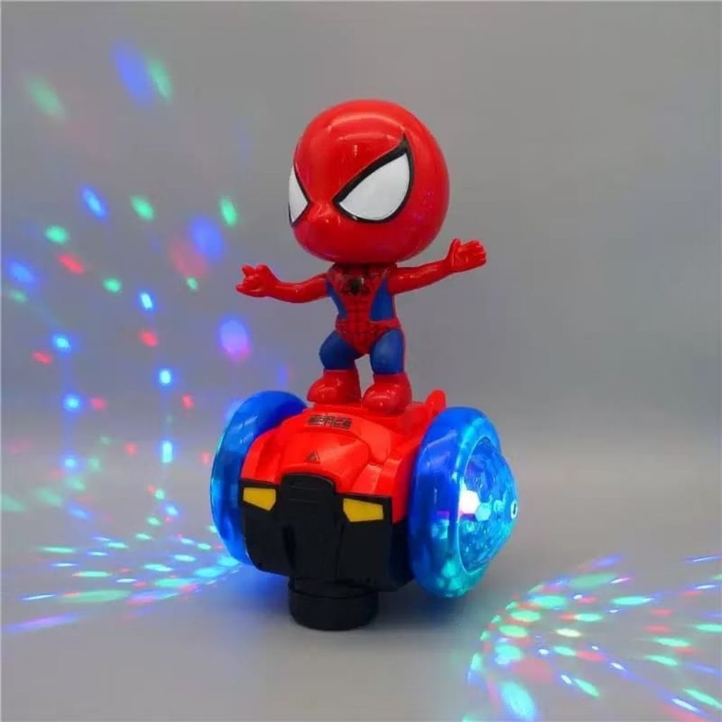 {HKS} Mainan Anak laki-laki Robot SPIDERMAN Dancing / Mainan Polisi Dancing / Mainan Anak Robot Danc