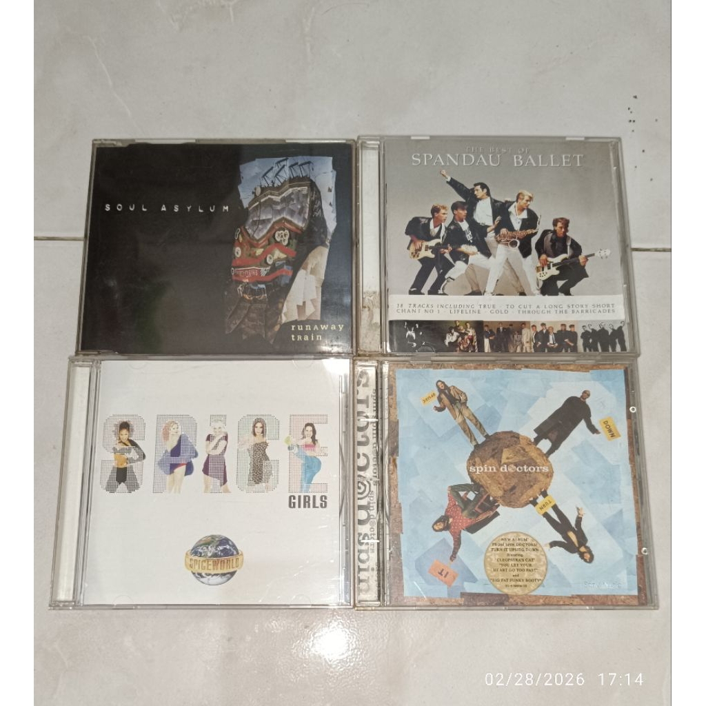 cd SOUL ASYLUM-Runaway Train (Single) / SPANDAU BALLET-The Best Of / SPICE GIRLS-Spice World / SPIN 