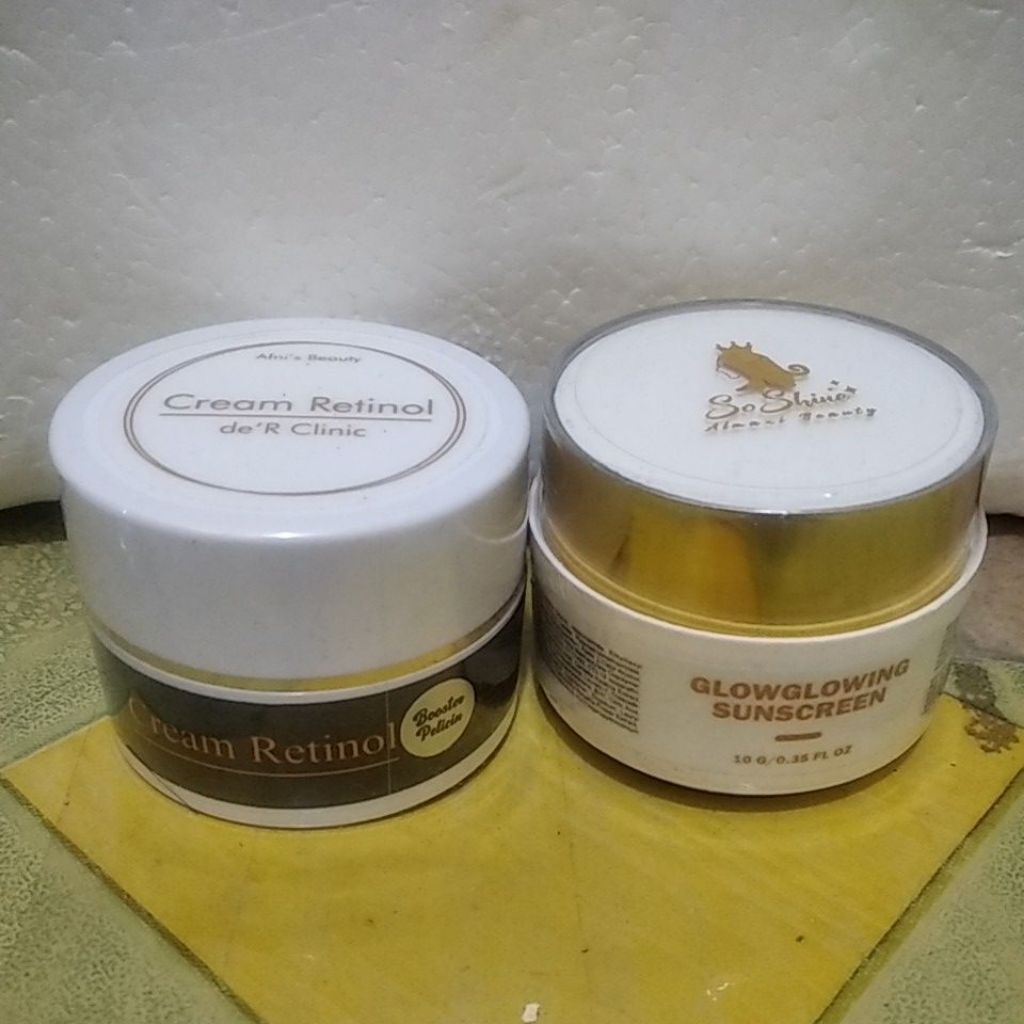salep pelicin rclinic+ sunscreen almaxiglow dijamin original(BPOM)