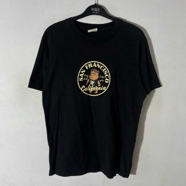 KAOS WHO.A.U CALIFORNIA HITAM