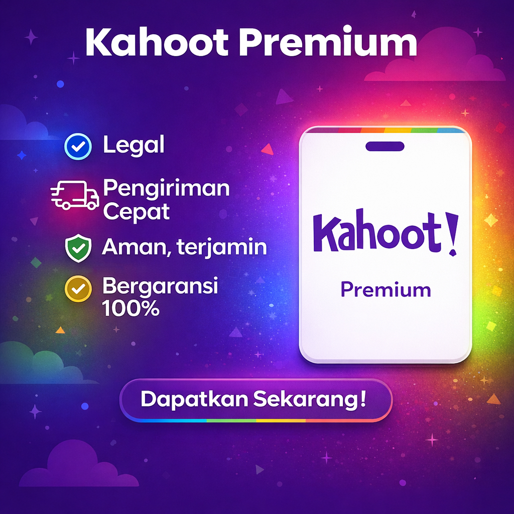 Kahoot Plus Gold 1 Bulan - 1 Tahun Support 200 Peserta Bergaransi