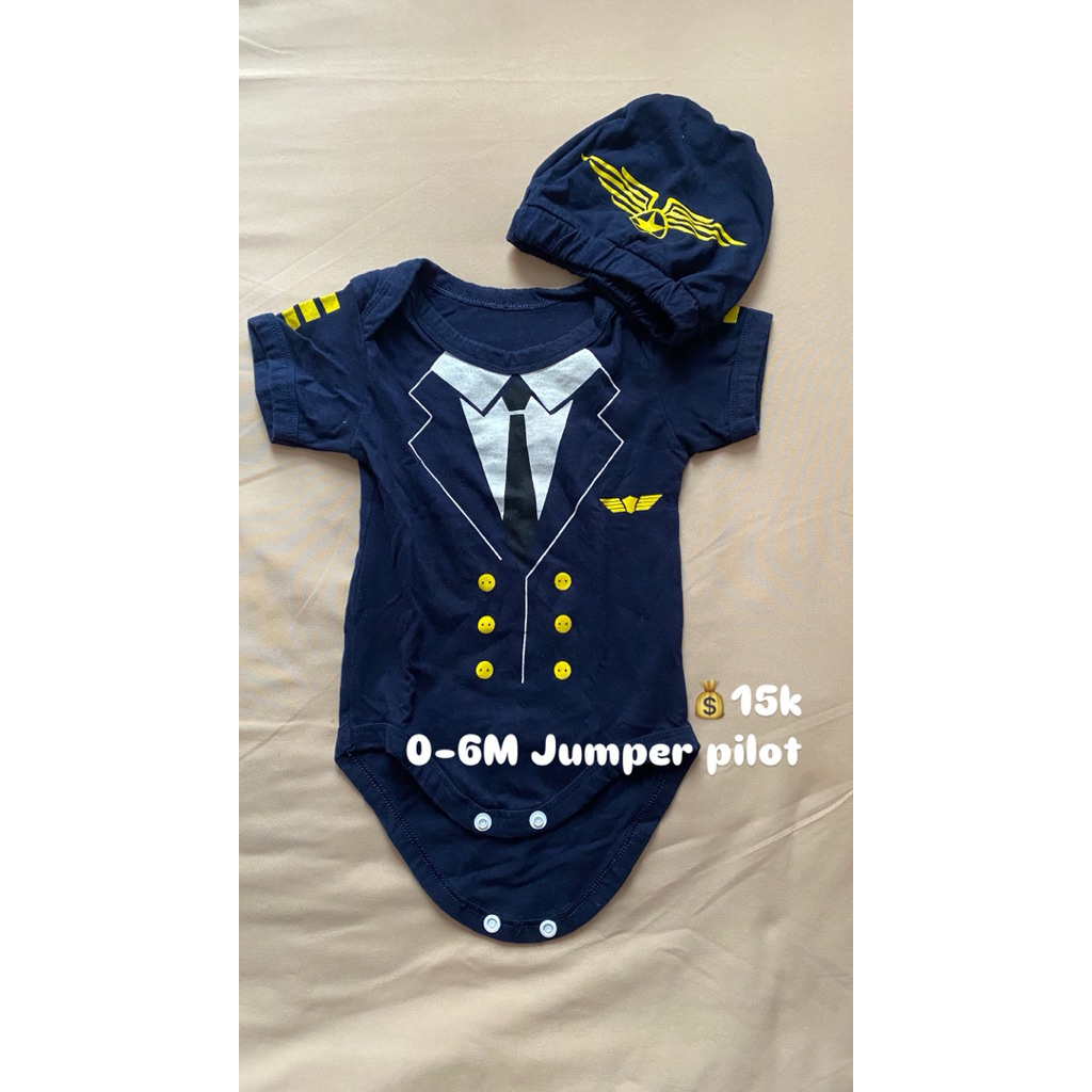 Preloved Like New Jumper Romper Set Nb Laki-laki & Perempuan - MamaOnty - Anko - Lph