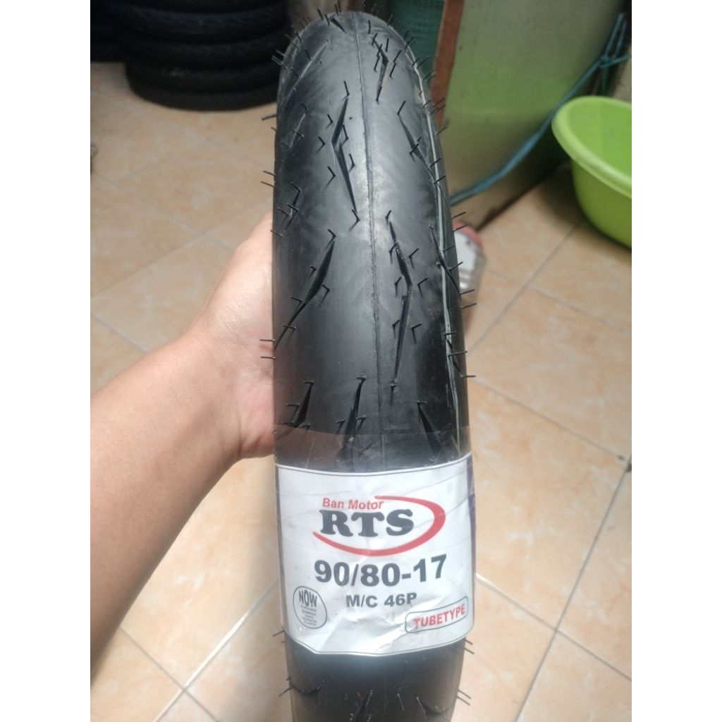 Ban Motor Donat Ukuran 90/80-17 Non Tubles RTS