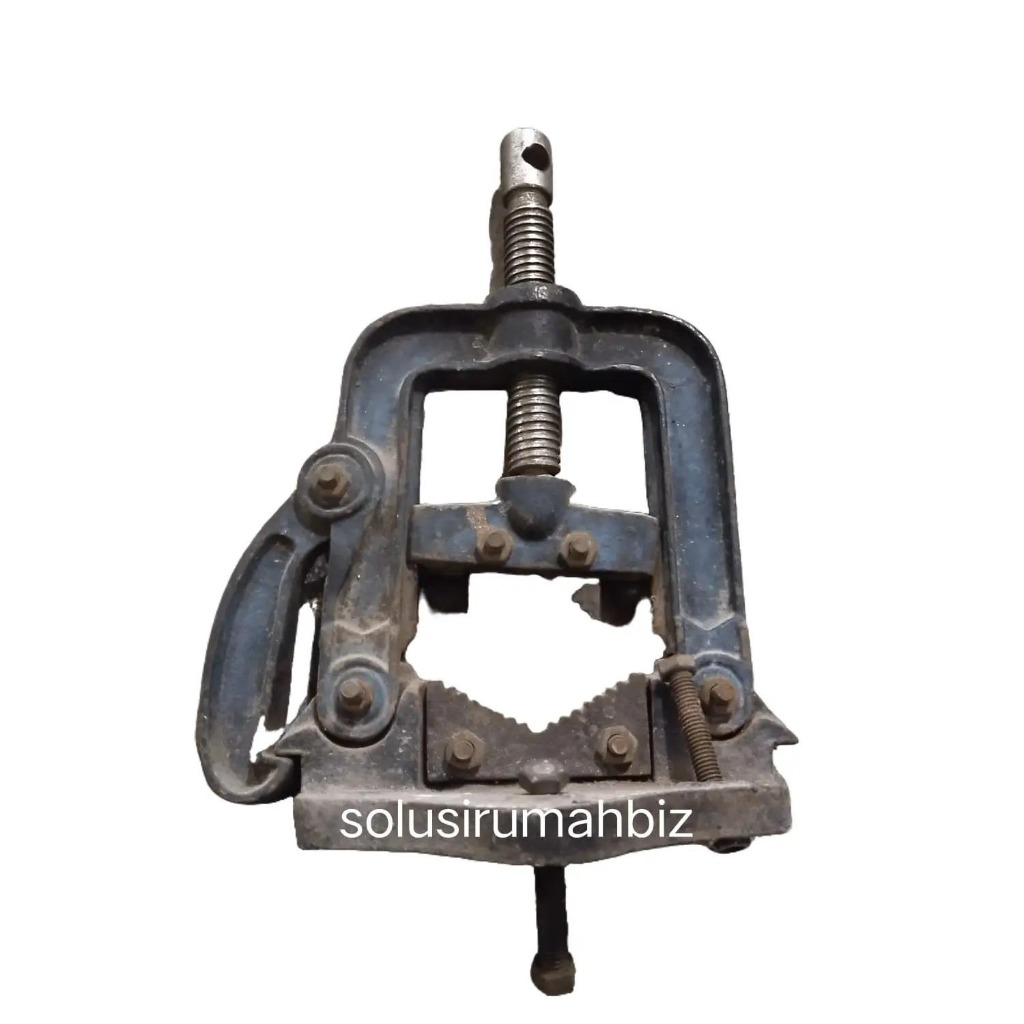 catok pipa 3 inch Ragum Pipa Manual bekas bisa dipakai Heavy Duty 4.7kg – Pipe Vise Besi Cor Tebal
