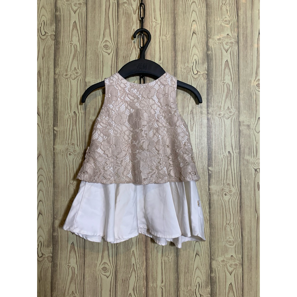 Preloved dress baju anak qna 1-2th likenew