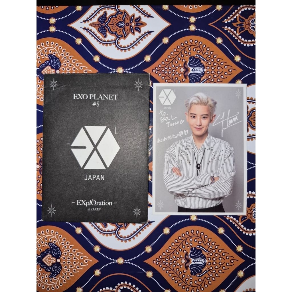 PHOTOCARD OFFICIAL EXO CHANYEOL EXPLORATION EXO PLANET 5 KONSER JAPAN