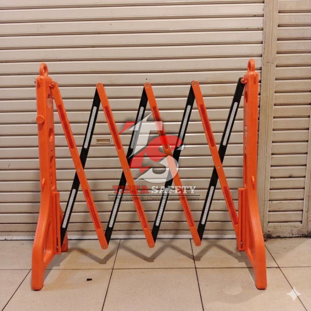 Expandable barrier / Road Barrier Lipat Simpel Berkualitas