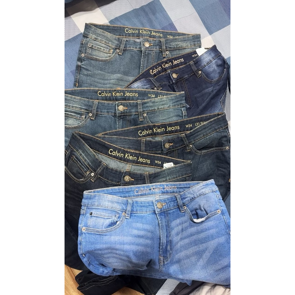 celana calvin klein jeans 6pcs
