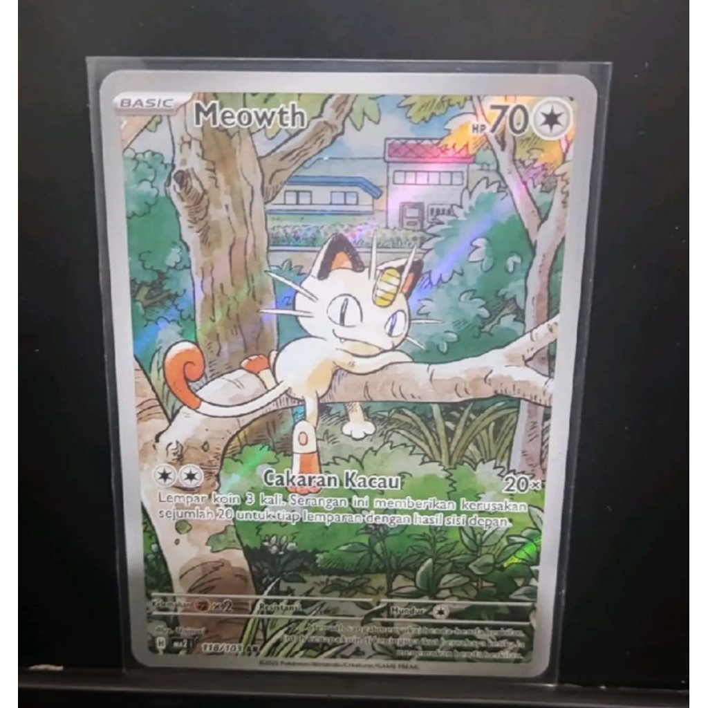 MEOWTH AR - Pokemon card TCG indo