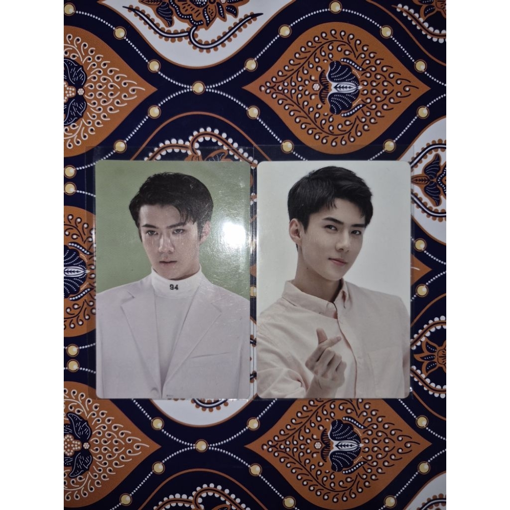 PHOTOCARD OFFICIAL EXO SEHUN POWER UP 2017 LIMITED LOTTO